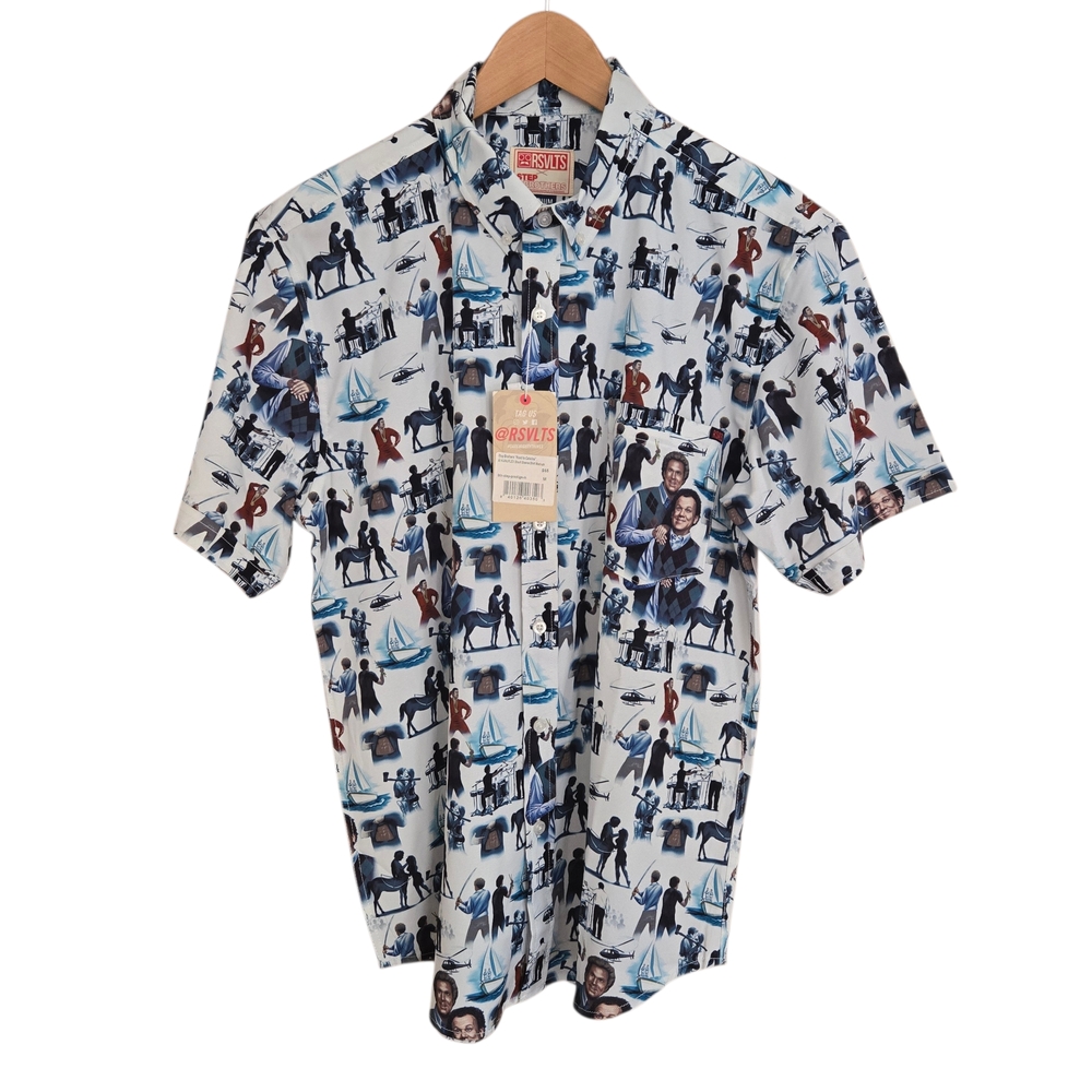RSVLTS Step Brothers Shirt Mens M The Road To Katalina AOP Kunuflex Will Ferrell